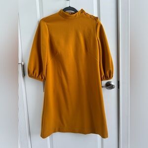 Stylish Ann Taylor Mustard Dress